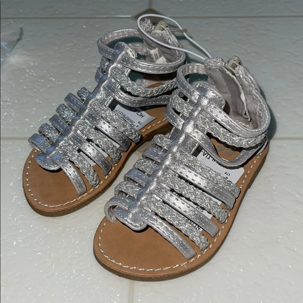 Harper Canyon Strappy Silver Gladiator Sandal
